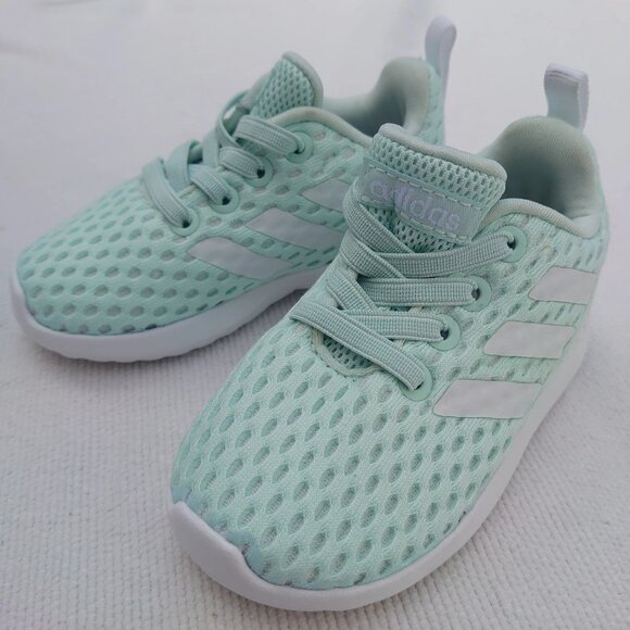 Adidas Lite Racer Baby Toddler Athletic Shoes Size 5K Mint Green NWOT No Tag - Picture 2 of 7